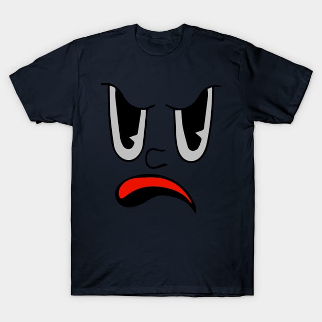 Angry Face T-Shirt by Right-Fit27